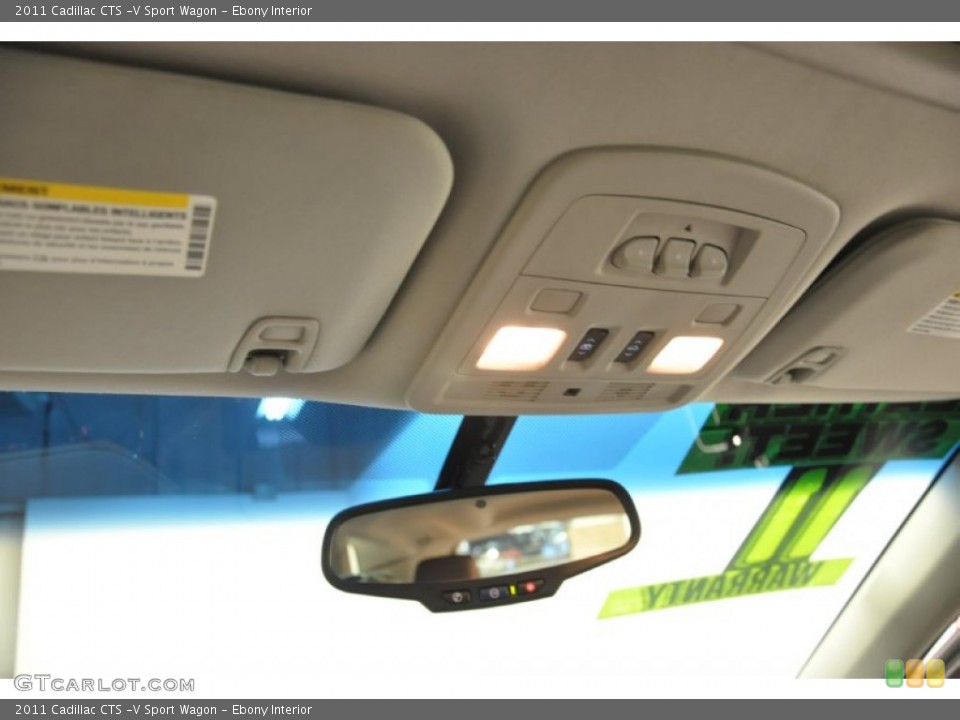 Ebony Interior Controls for the 2011 Cadillac CTS -V Sport Wagon #68809346