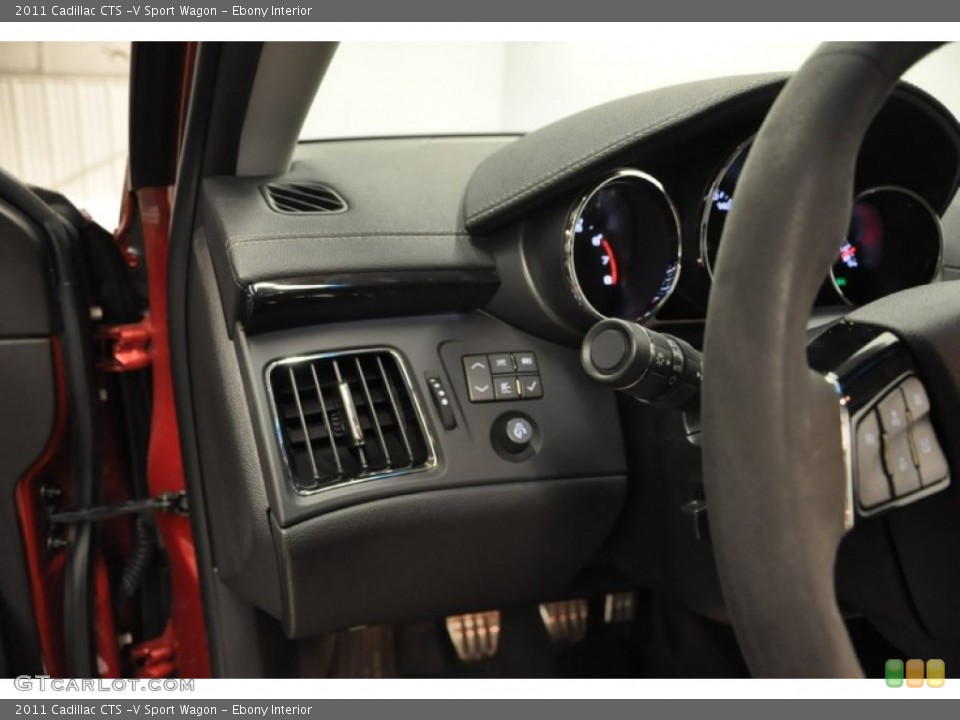 Ebony Interior Controls for the 2011 Cadillac CTS -V Sport Wagon #68809364