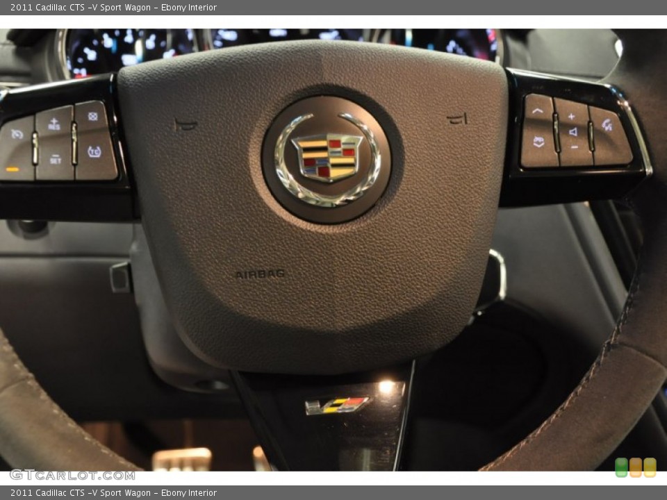 Ebony Interior Controls for the 2011 Cadillac CTS -V Sport Wagon #68809388