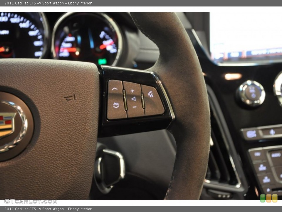 Ebony Interior Controls for the 2011 Cadillac CTS -V Sport Wagon #68809397