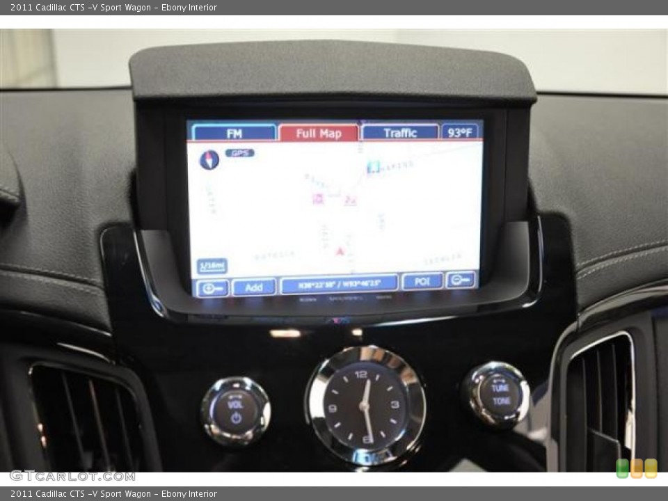 Ebony Interior Controls for the 2011 Cadillac CTS -V Sport Wagon #68809434