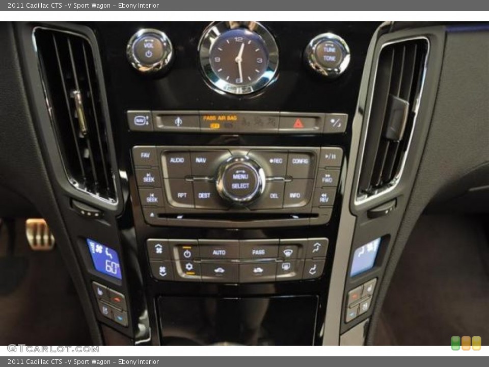 Ebony Interior Controls for the 2011 Cadillac CTS -V Sport Wagon #68809493