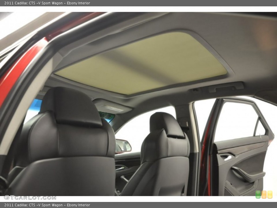 Ebony Interior Sunroof for the 2011 Cadillac CTS -V Sport Wagon #68809547