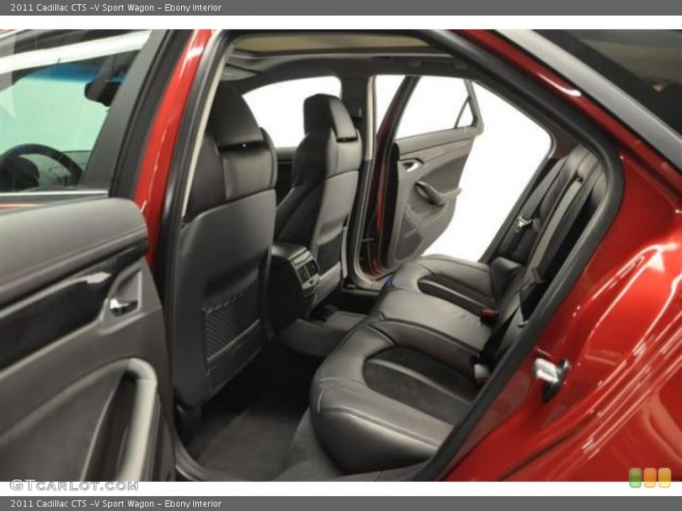Ebony Interior Rear Seat for the 2011 Cadillac CTS -V Sport Wagon #68809553