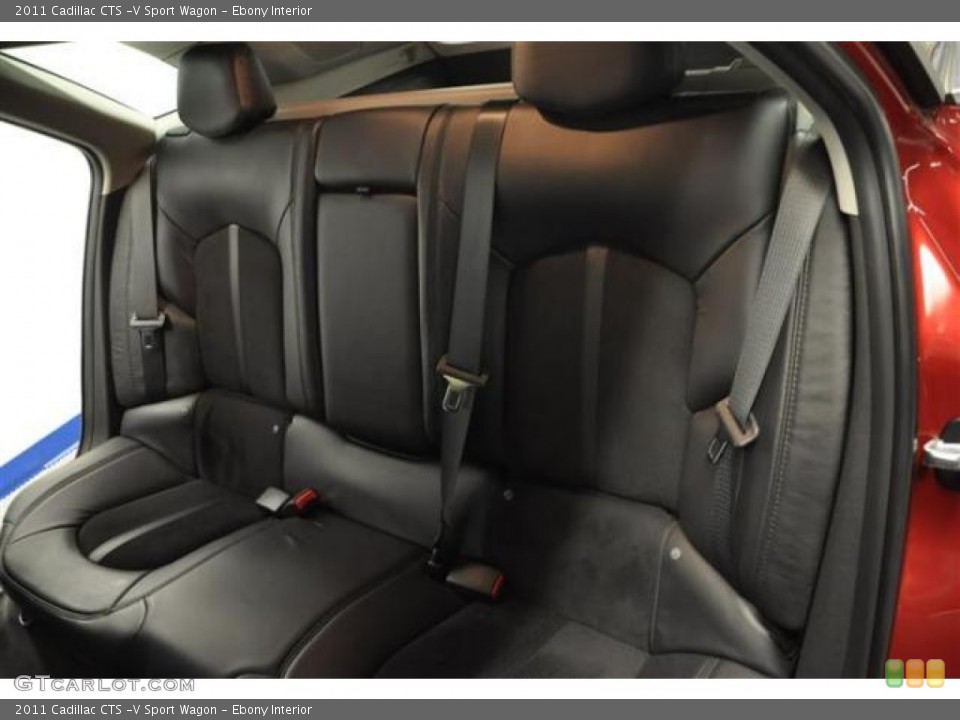 Ebony Interior Rear Seat for the 2011 Cadillac CTS -V Sport Wagon #68809562