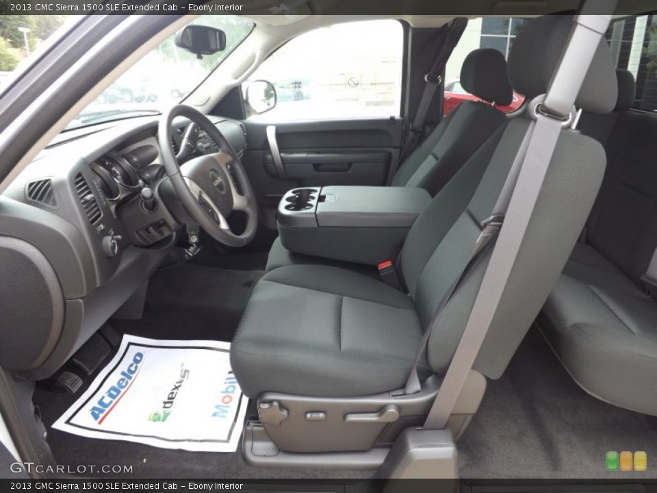 Ebony Interior Prime Interior for the 2013 GMC Sierra 1500 SLE Extended Cab #68811338