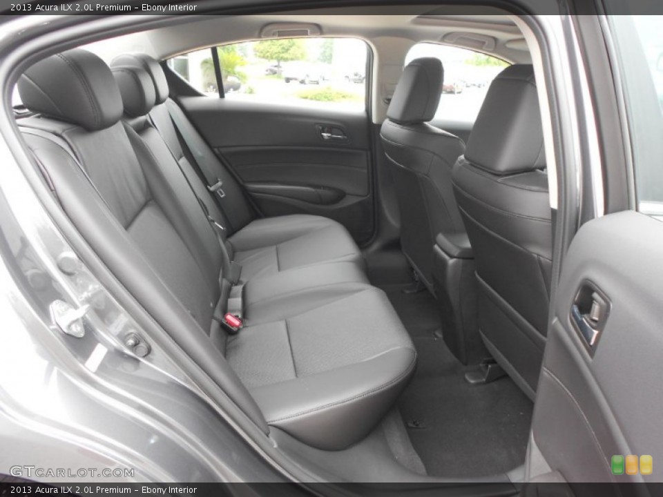 Ebony Interior Rear Seat for the 2013 Acura ILX 2.0L Premium #68811998