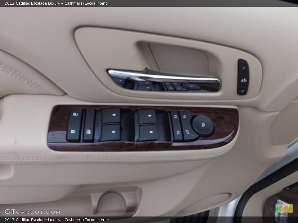 Cashmere/Cocoa Interior Controls for the 2013 Cadillac Escalade Luxury #68812410