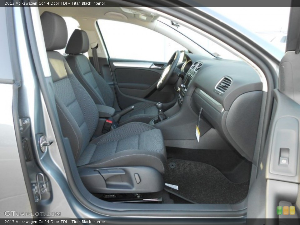 Titan Black Interior Photo for the 2013 Volkswagen Golf 4 Door TDI #68812592