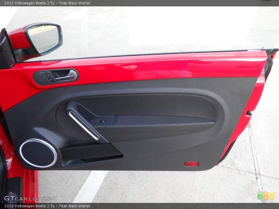 Titan Black Interior Door Panel for the 2013 Volkswagen Beetle 2.5L #68813018