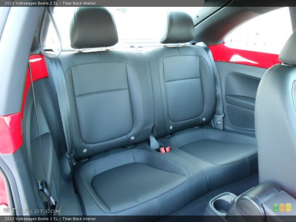 Titan Black Interior Rear Seat for the 2013 Volkswagen Beetle 2.5L #68813035