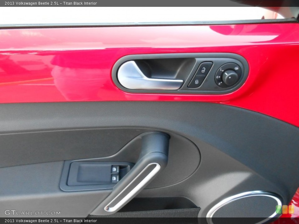 Titan Black Interior Controls for the 2013 Volkswagen Beetle 2.5L #68813099