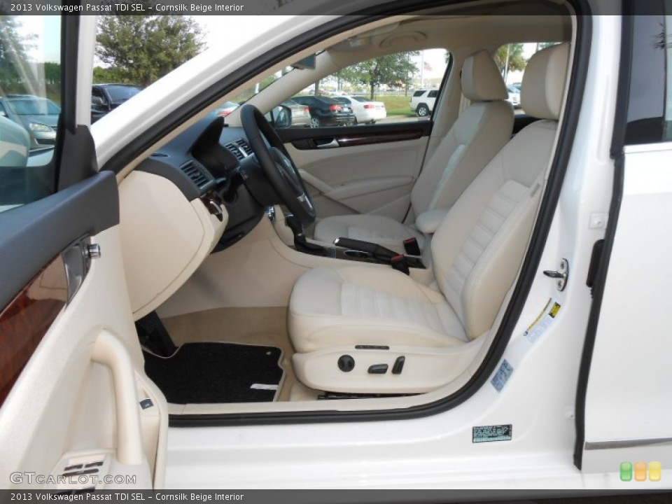 Cornsilk Beige Interior Photo for the 2013 Volkswagen Passat TDI SEL #68813433