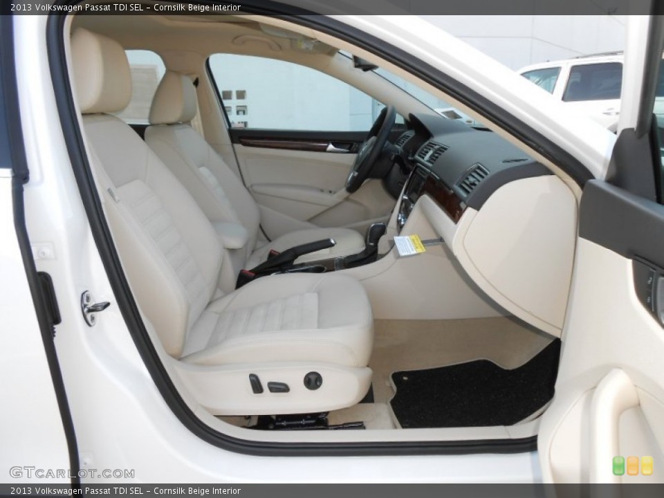Cornsilk Beige Interior Photo for the 2013 Volkswagen Passat TDI SEL #68813453