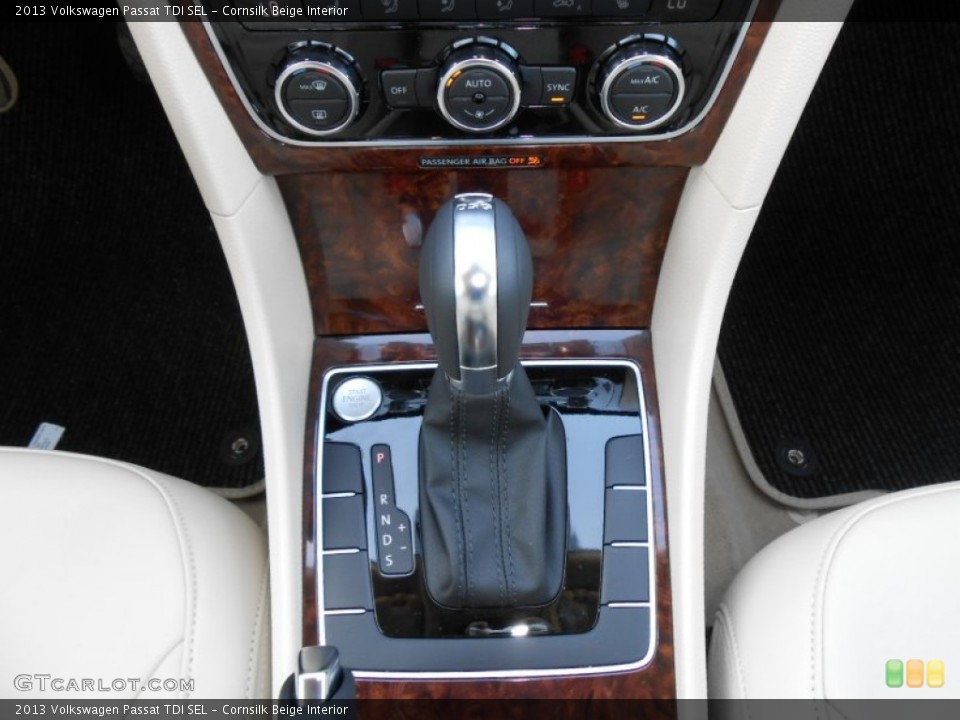 Cornsilk Beige Interior Transmission for the 2013 Volkswagen Passat TDI SEL #68813494