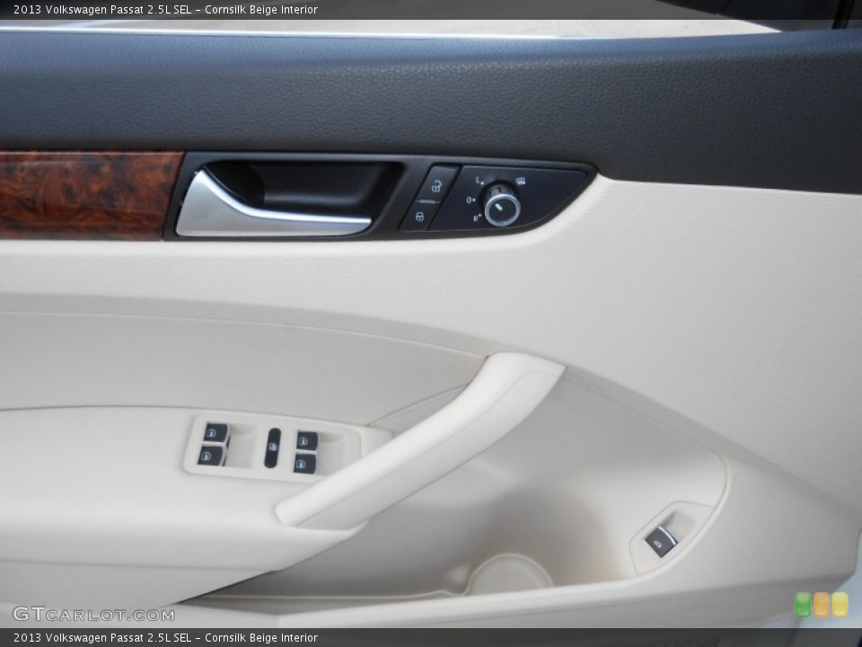 Cornsilk Beige Interior Door Panel for the 2013 Volkswagen Passat 2.5L SEL #68813750