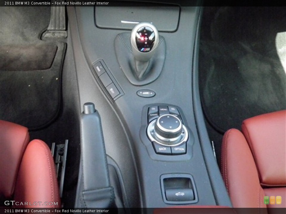 Fox Red Novillo Leather Interior Transmission for the 2011 BMW M3 Convertible #68814998