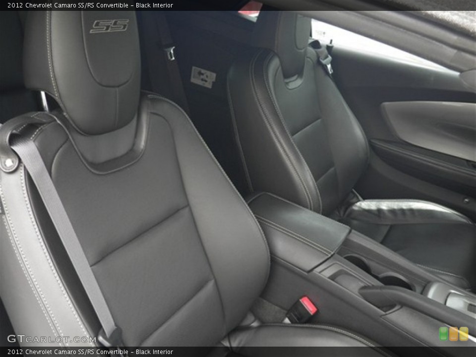 Black Interior Photo for the 2012 Chevrolet Camaro SS/RS Convertible #68815280