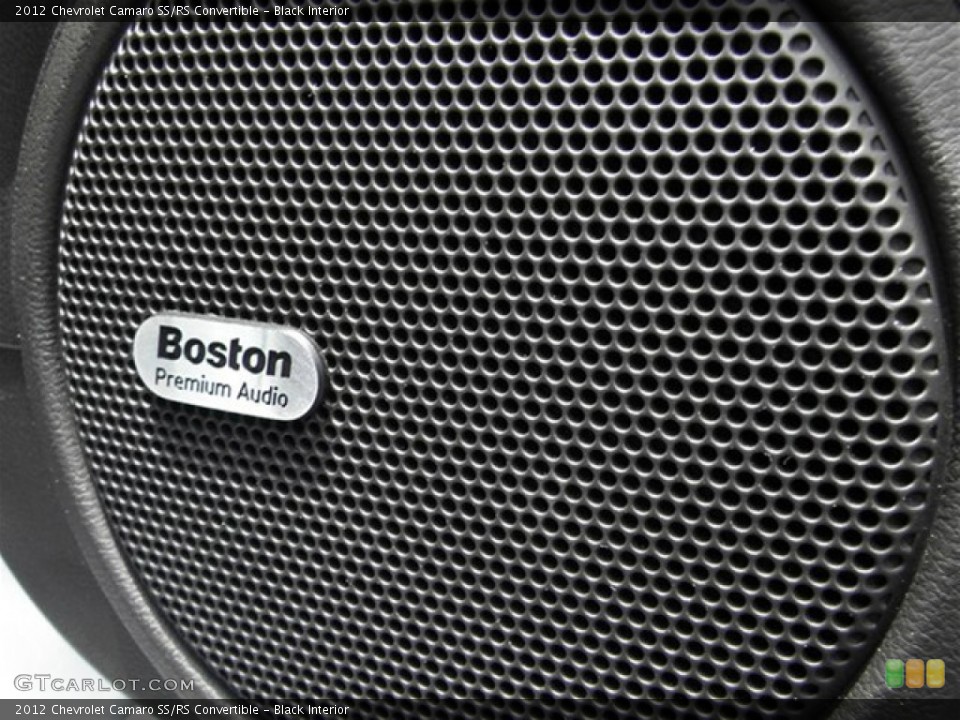 Black Interior Audio System for the 2012 Chevrolet Camaro SS/RS Convertible #68815307