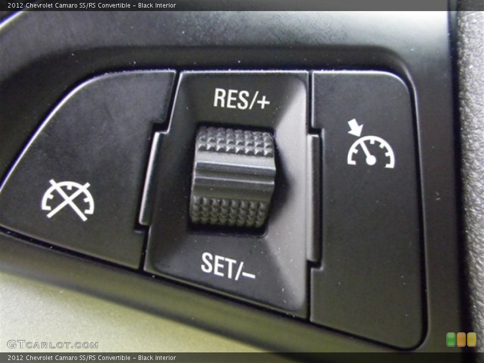 Black Interior Controls for the 2012 Chevrolet Camaro SS/RS Convertible #68815415