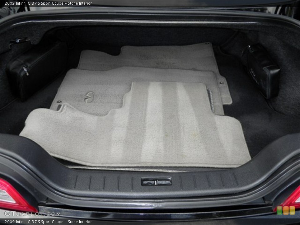 Stone Interior Trunk for the 2009 Infiniti G 37 S Sport Coupe #68816612