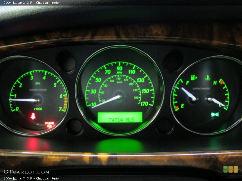 Charcoal Interior Gauges for the 2004 Jaguar XJ XJR #68817080
