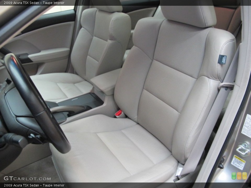 Taupe 2009 Acura TSX Interiors
