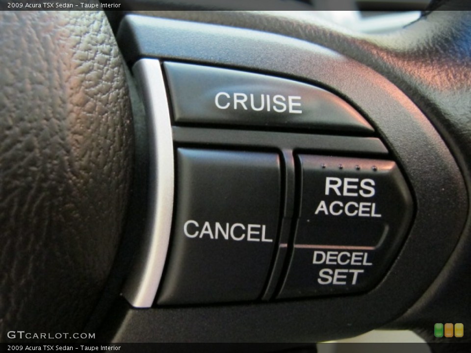 Taupe Interior Controls for the 2009 Acura TSX Sedan #68817839
