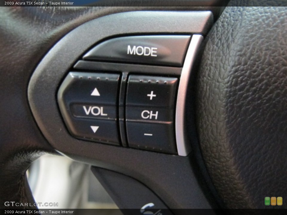Taupe Interior Controls for the 2009 Acura TSX Sedan #68817848