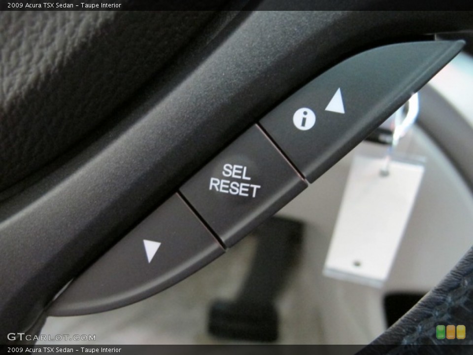 Taupe Interior Controls for the 2009 Acura TSX Sedan #68817866