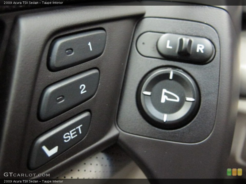 Taupe Interior Controls for the 2009 Acura TSX Sedan #68817896