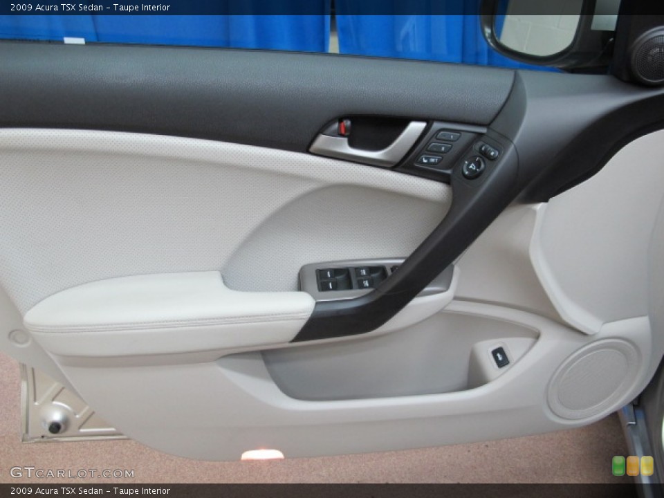 Taupe Interior Door Panel for the 2009 Acura TSX Sedan #68817920