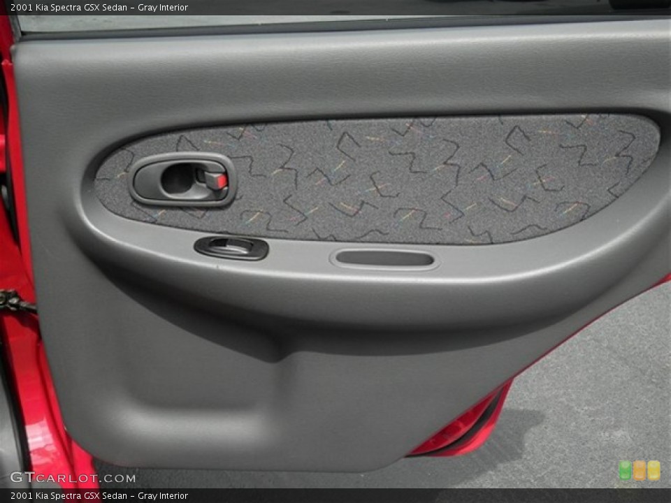 Gray Interior Door Panel for the 2001 Kia Spectra GSX Sedan #68818349
