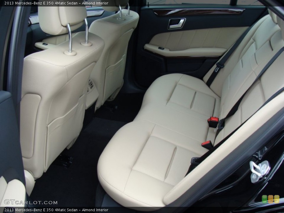 Almond Interior Rear Seat for the 2013 Mercedes-Benz E 350 4Matic Sedan #68818499