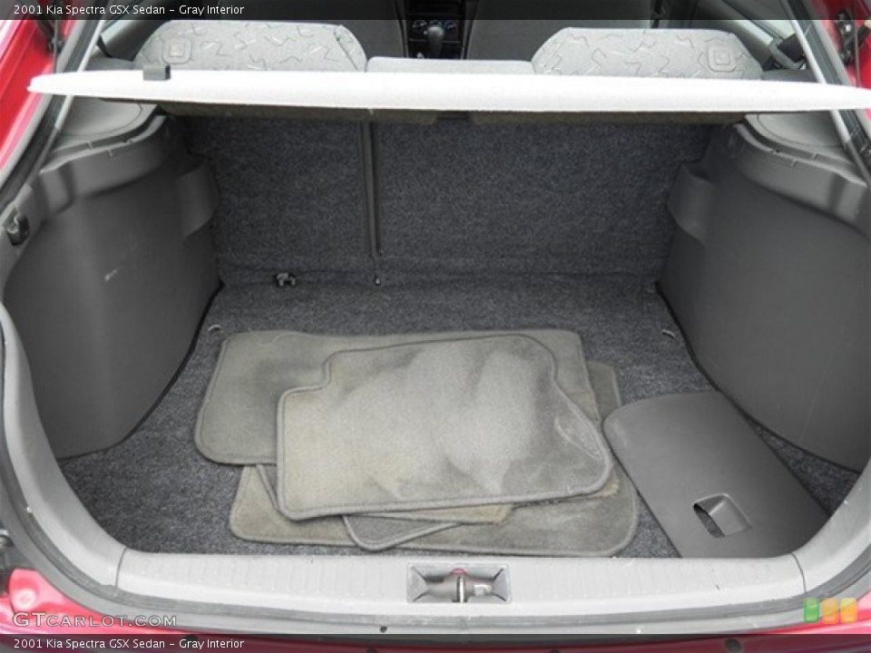 Gray Interior Trunk for the 2001 Kia Spectra GSX Sedan #68818503