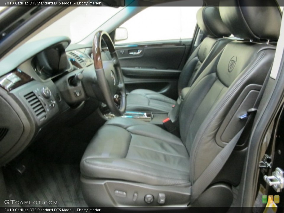 Ebony Interior Front Seat for the 2010 Cadillac DTS  #68819918