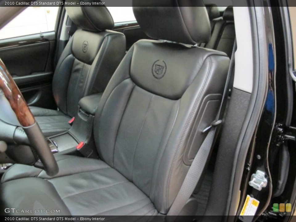 Ebony Interior Front Seat for the 2010 Cadillac DTS  #68819927