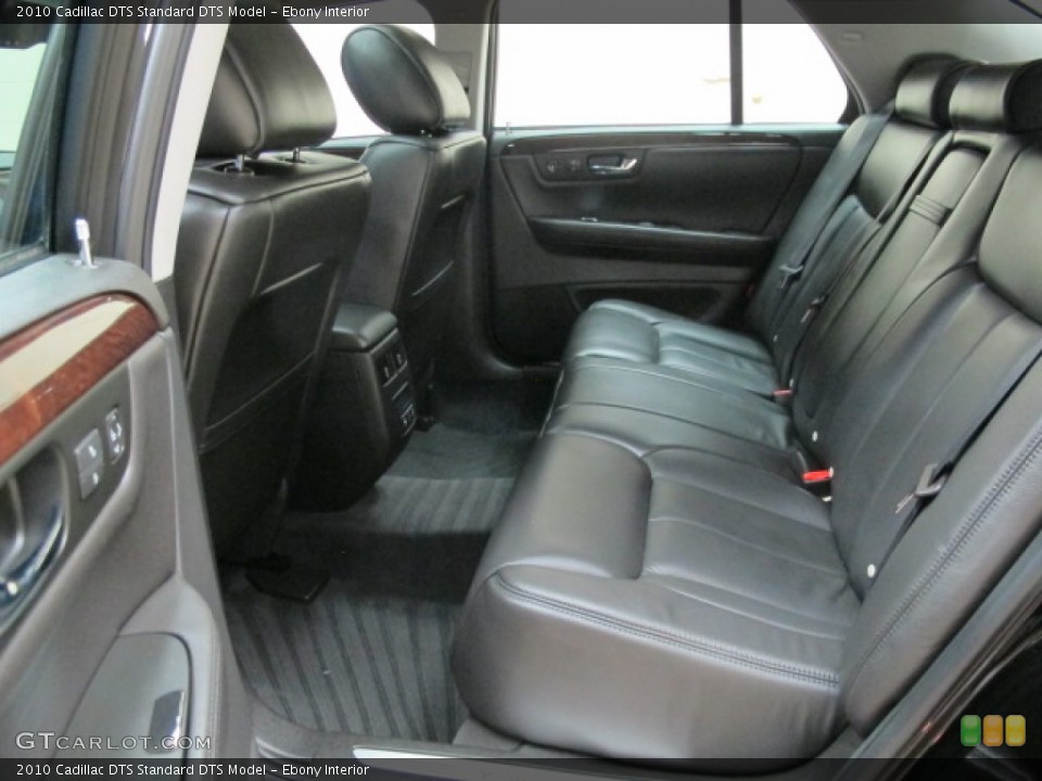Ebony Interior Rear Seat for the 2010 Cadillac DTS  #68819936