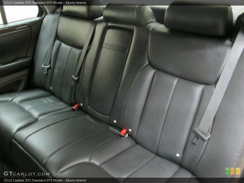 Ebony Interior Rear Seat for the 2010 Cadillac DTS  #68819945