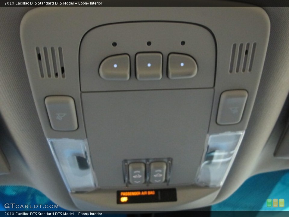 Ebony Interior Controls for the 2010 Cadillac DTS  #68820034
