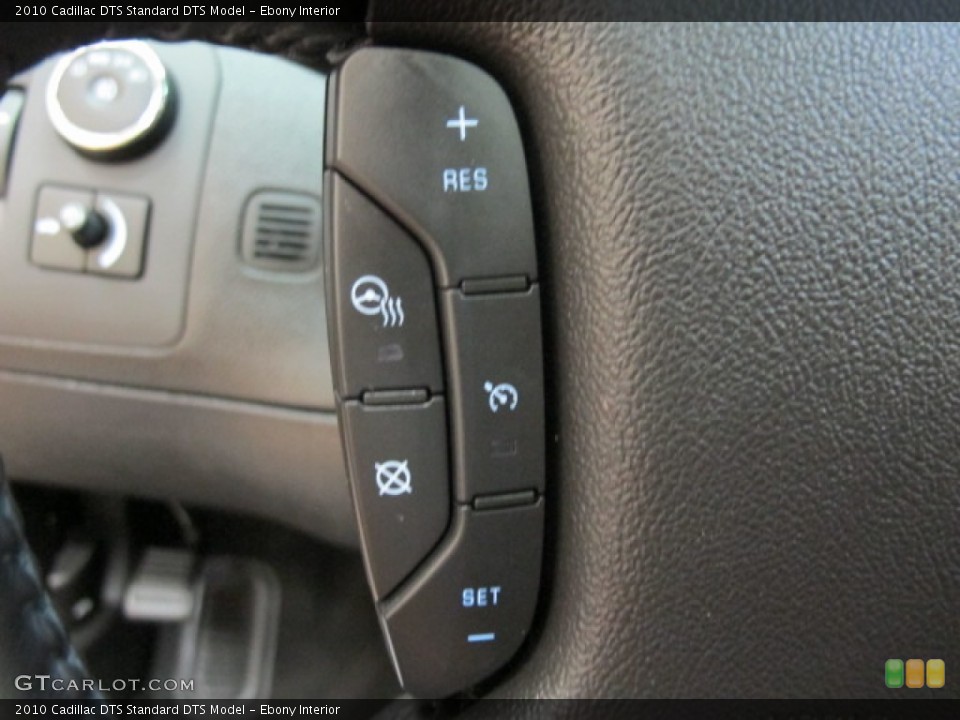 Ebony Interior Controls for the 2010 Cadillac DTS  #68820062