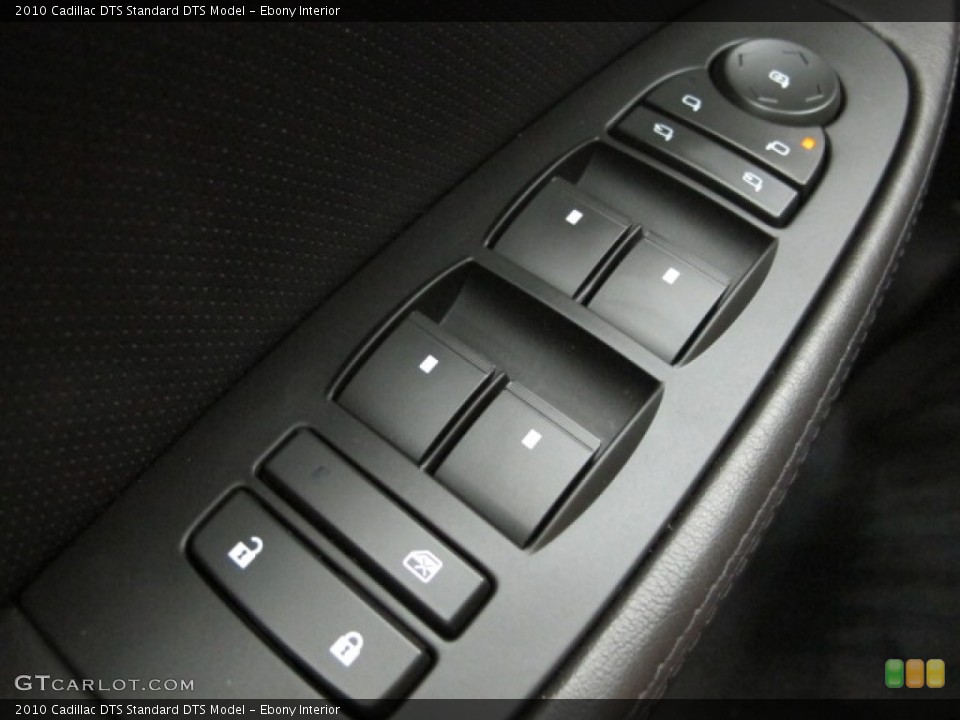 Ebony Interior Controls for the 2010 Cadillac DTS  #68820089