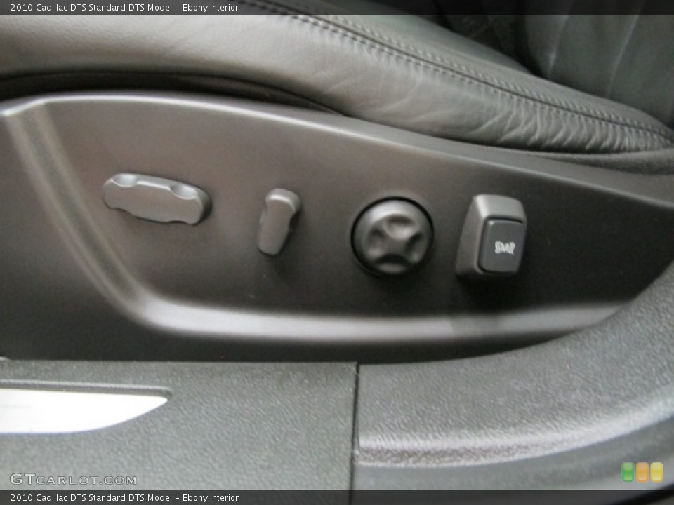 Ebony Interior Controls for the 2010 Cadillac DTS  #68820122