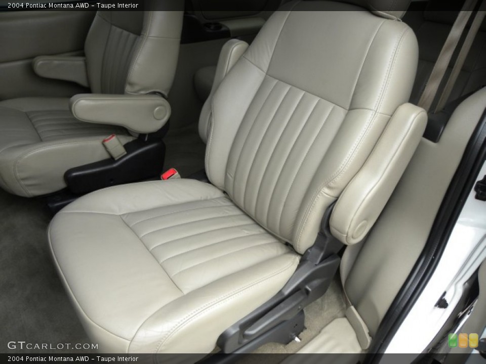 Taupe Interior Rear Seat for the 2004 Pontiac Montana AWD #68820941