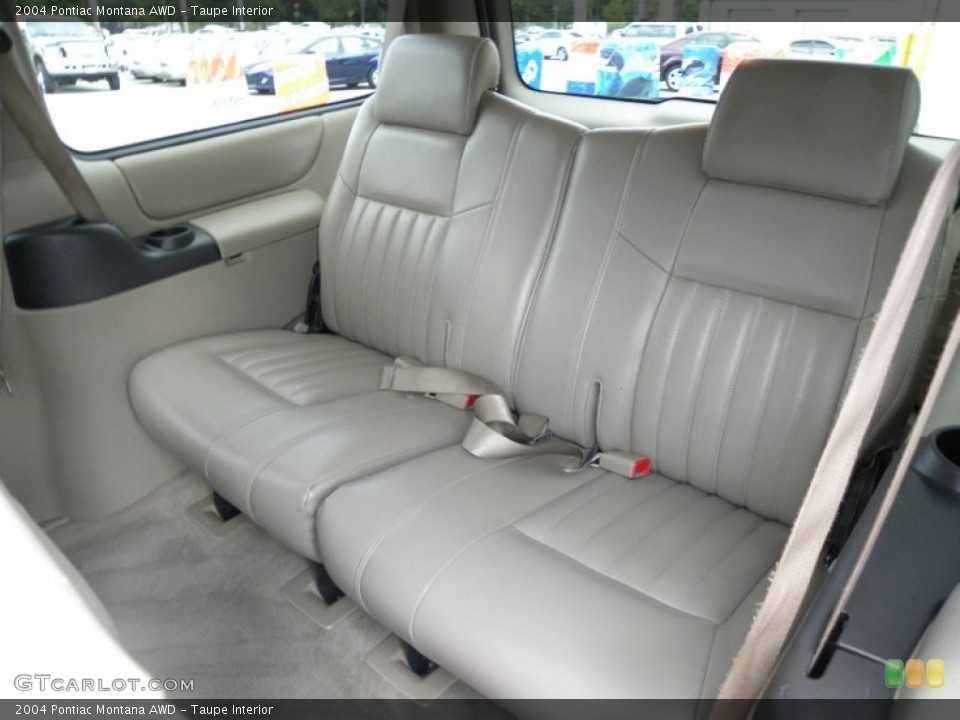 Taupe Interior Rear Seat for the 2004 Pontiac Montana AWD #68820947