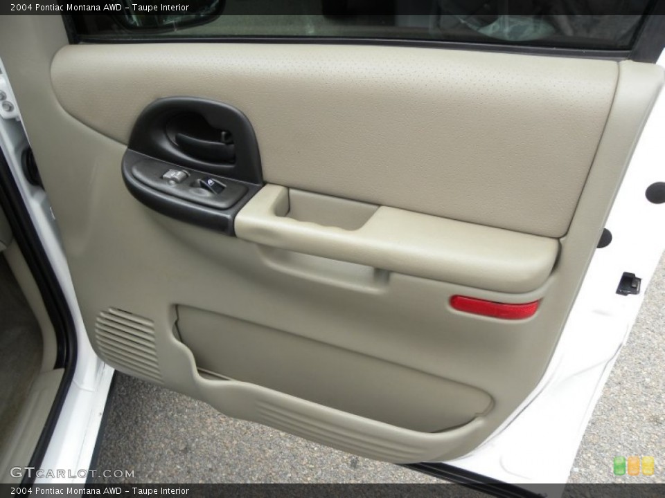 Taupe Interior Door Panel for the 2004 Pontiac Montana AWD #68820959