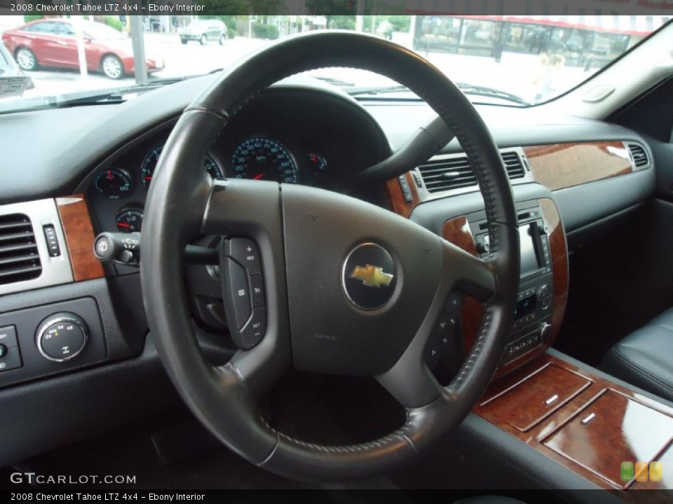 Ebony Interior Steering Wheel for the 2008 Chevrolet Tahoe LTZ 4x4 #68821637