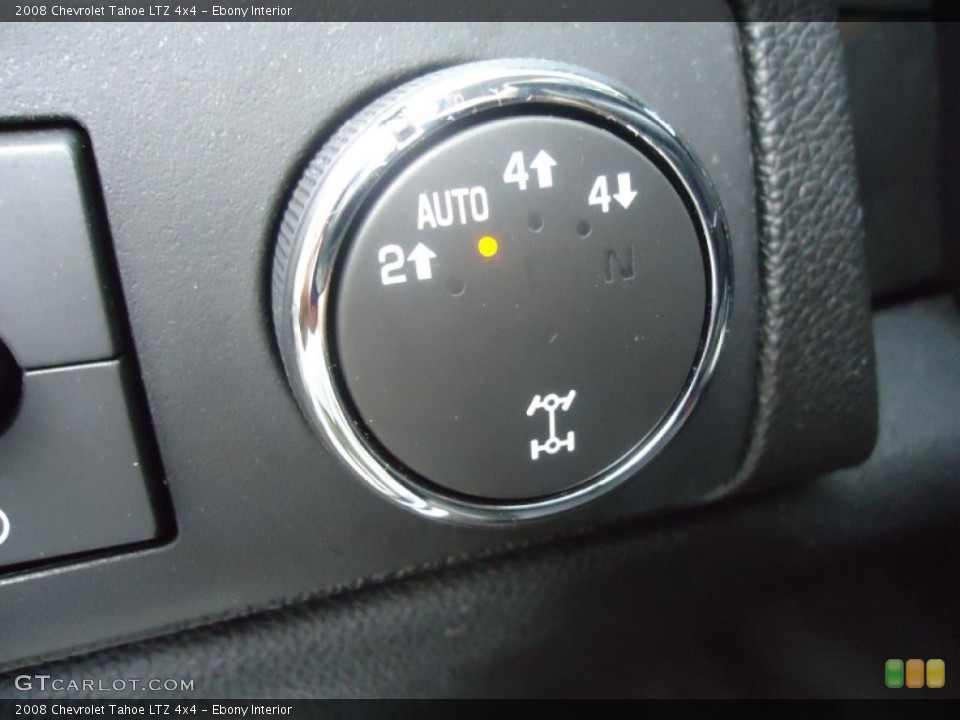 Ebony Interior Controls for the 2008 Chevrolet Tahoe LTZ 4x4 #68821691