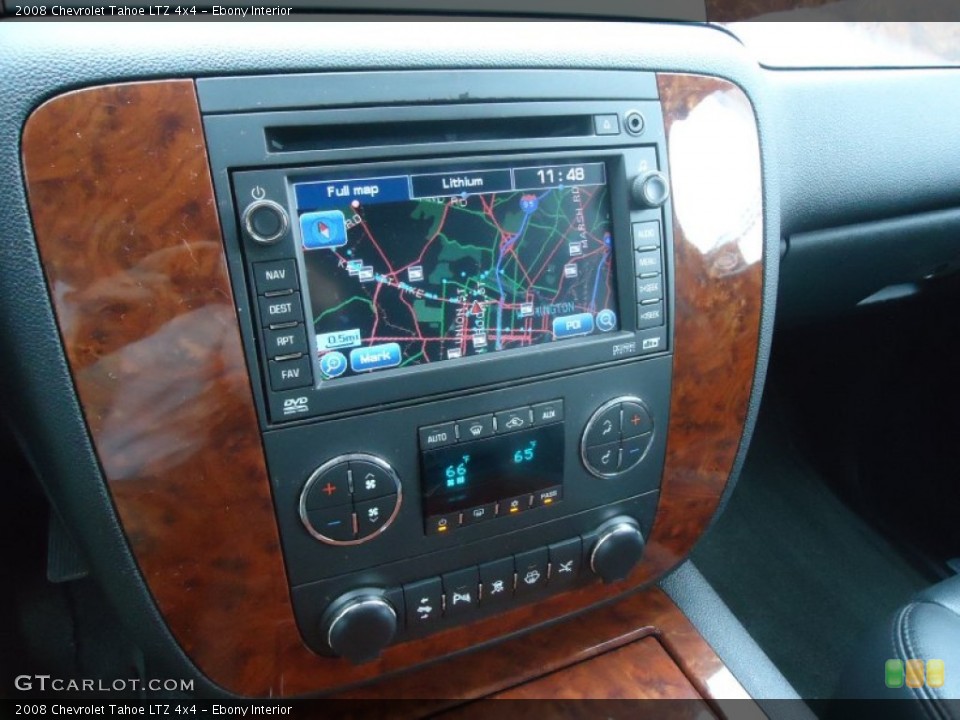 Ebony Interior Navigation for the 2008 Chevrolet Tahoe LTZ 4x4 #68821709