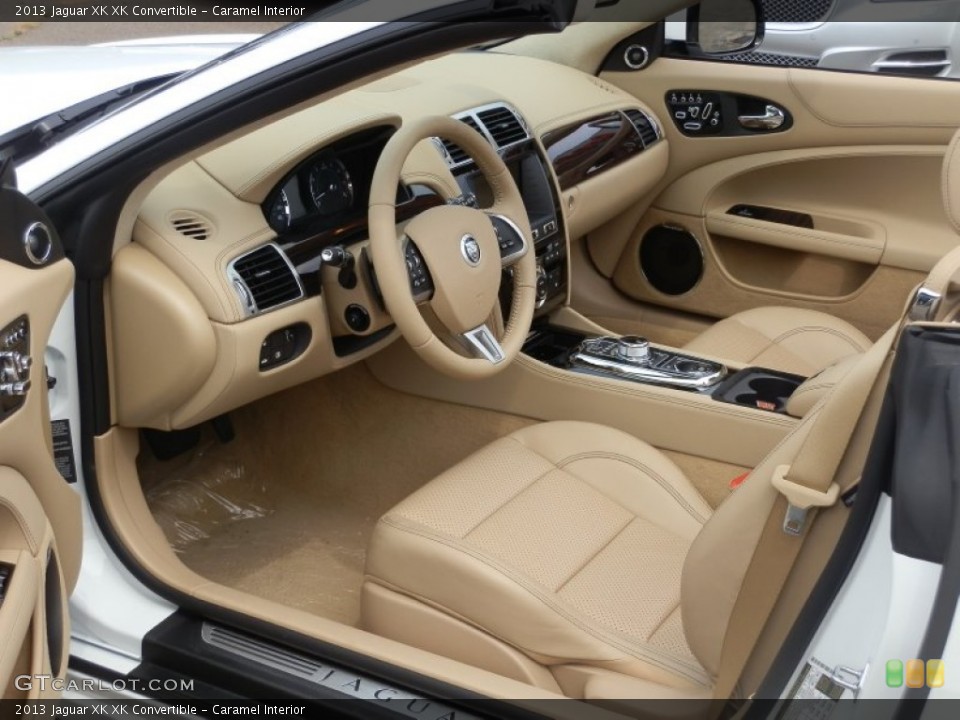 Caramel Interior Prime Interior for the 2013 Jaguar XK XK Convertible #68823122